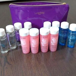 Lancome Tonique comfort x4 BI-facil remover x4 BI-facil face cleaner x4 one bag